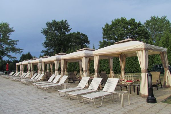 Pool Cabanas at Squaw Creek