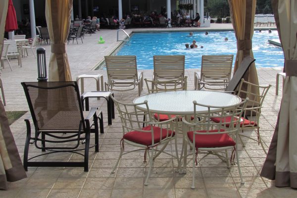 Pool Cabanas at Squaw Creek