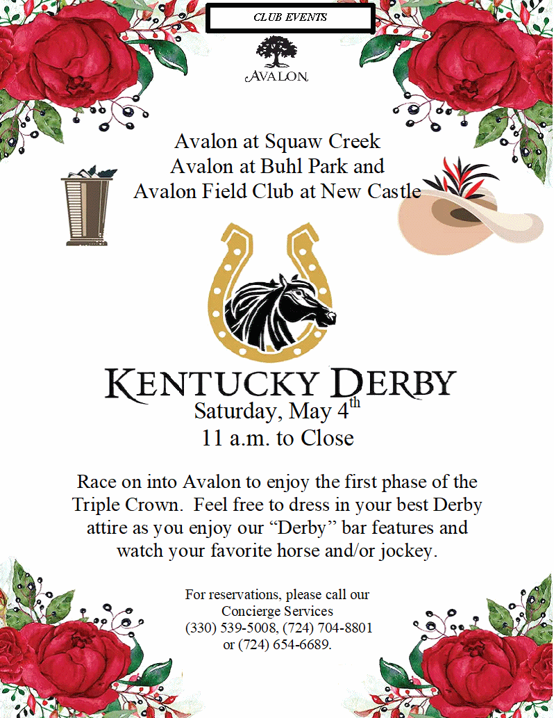 Kentucky Derby Saturday, May 4th The Grand Resort